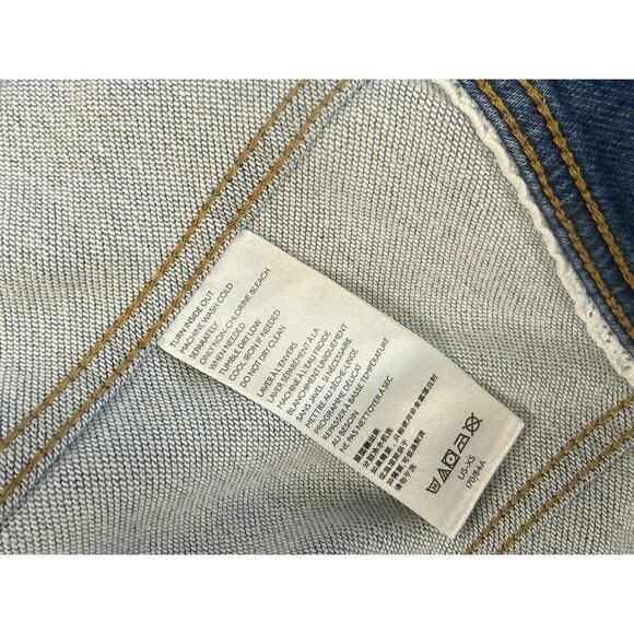 Pilcro and the Letterpress by Anthropologie Blue Denim Jacket Womens Size XS EUC - Picture 9 of 12